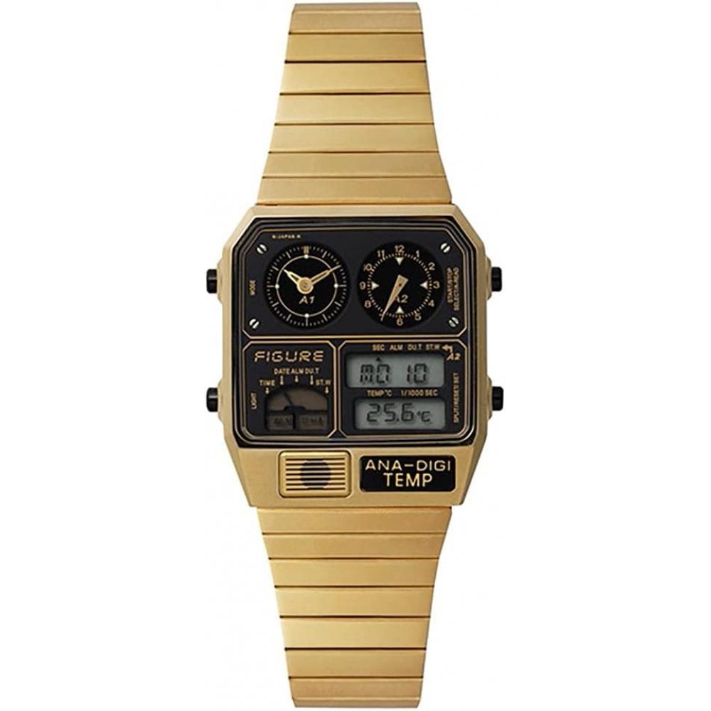 Да Citizen Figure Watch Citizen Analog Temp Mens Black X Gold Shop Bespoke Bn1 127 51 [параллельный импортный продукт]