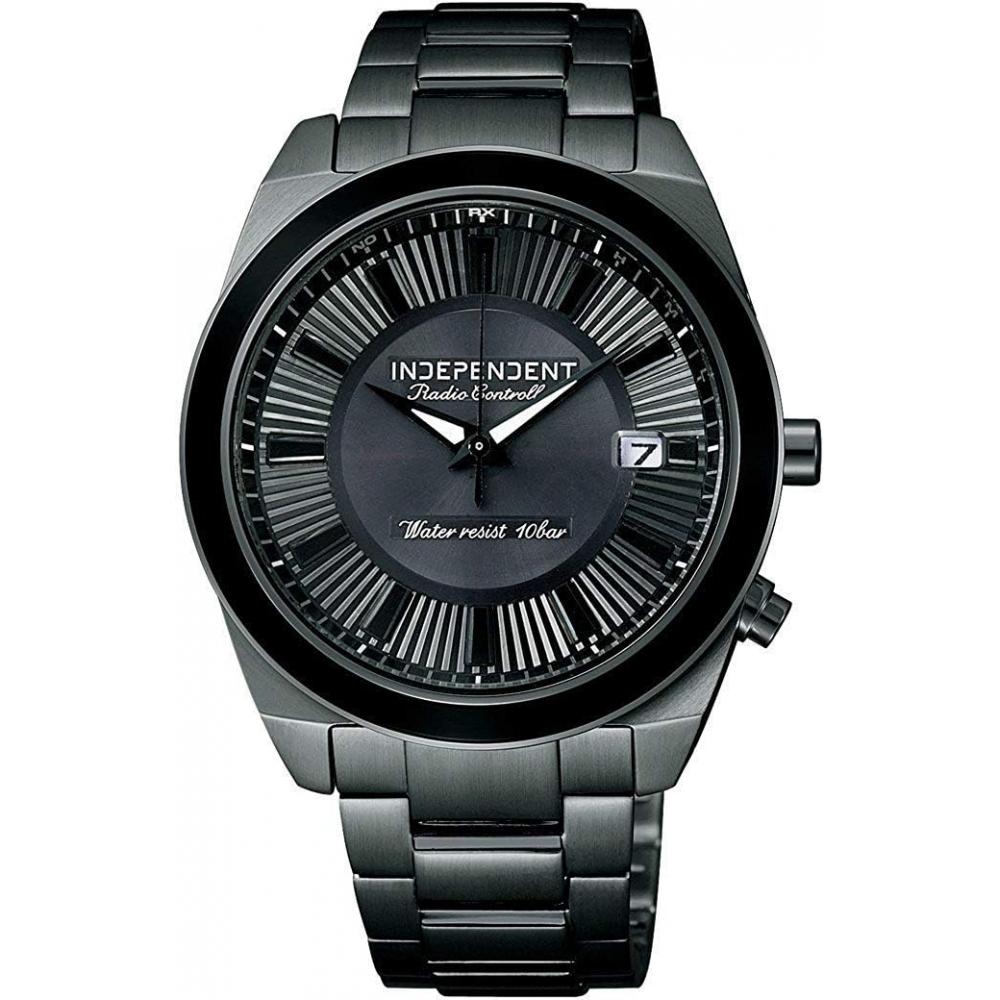 Часы на радиоприемнике Yes Citizen Independent Independent Watch Radio Solar Solar Tech Radio Controlled Watch Men S Black Kl3 048 51 [параллельный импортный продукт]