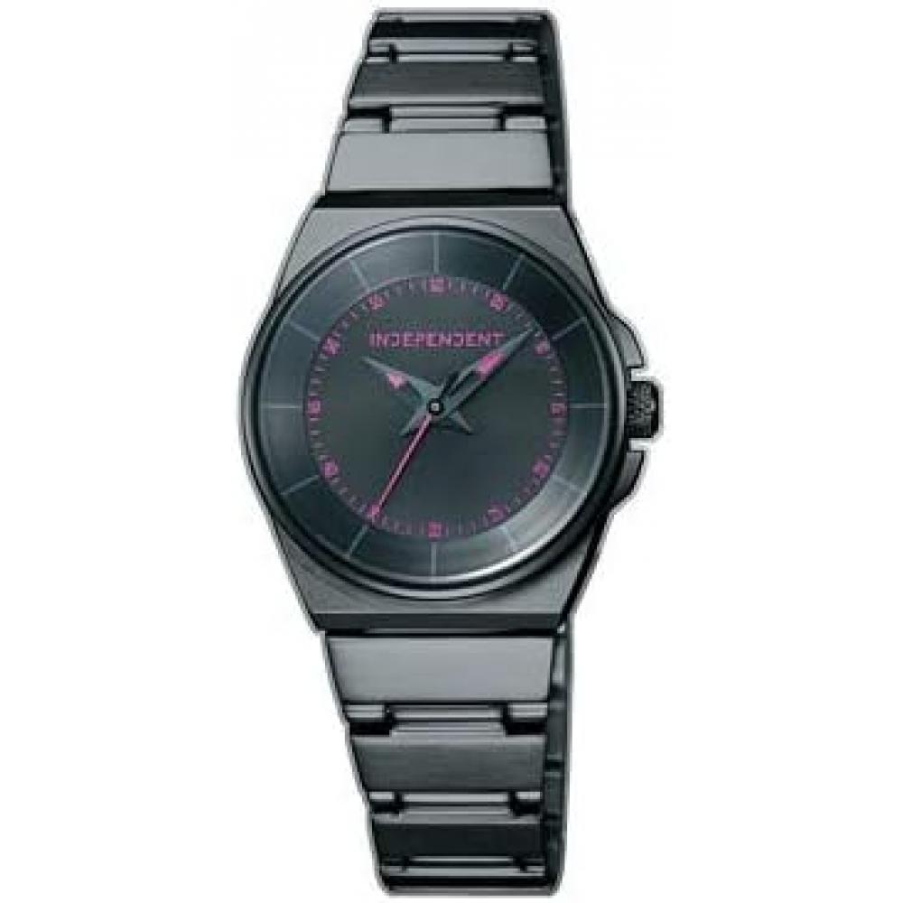 Да CITIZEN Independent Girl Independent Girl Watch Ladies Black x Pink BB1 449 51 [Параллельный импортный продукт]