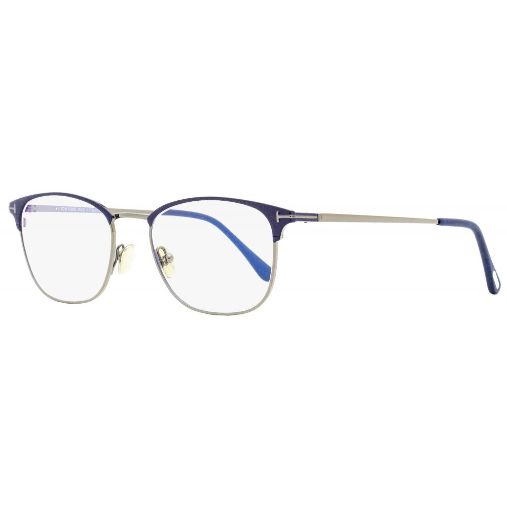 Очки Blue Block Eyeglasses TF5750B 091 Матовый синий рутений 52 мм 091